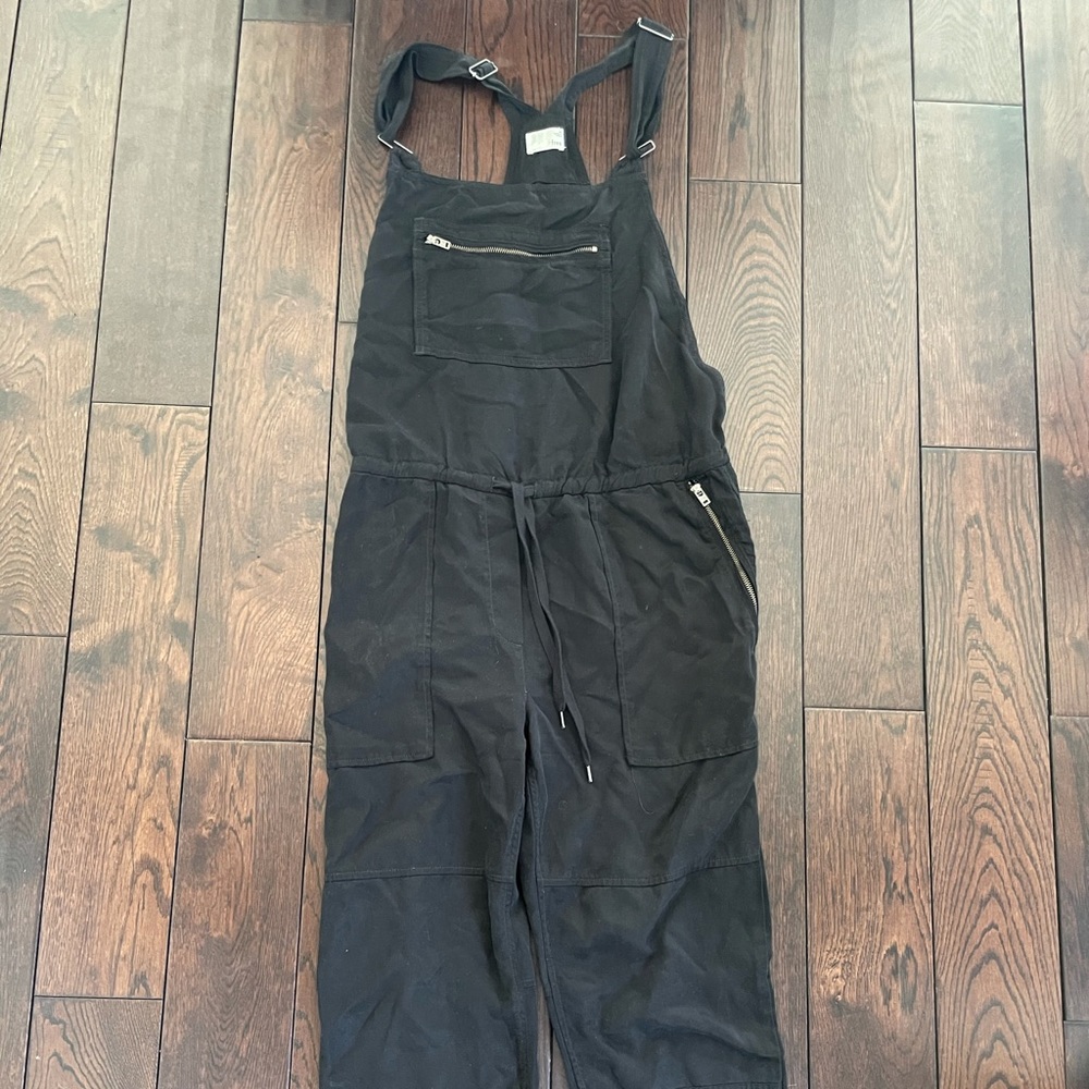 Aritzia Black Overall Jumpsuit